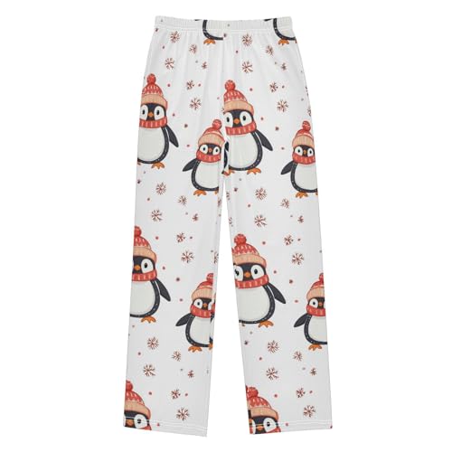 Pajama Bottoms, Pajamas Pant Cartoon Penguins Lounge Wear Casual Animal Sleep Long Pants Soft Pjs Sleepwear