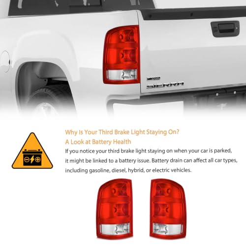 WEELMOTO Tail Lights for 2007-2013 GMC Sierra 1500/2007-2014 2500HD 3500HD by WEELMOTO - Used condition - Image 8