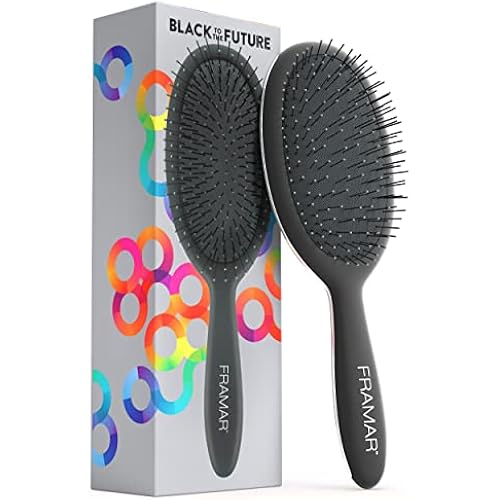 Framar Detangling Brush for Curly Hair, Hair Brushes for Women Detangler