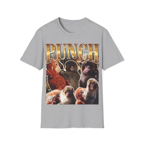 Camiseta de mono con puñetazo unisex, la prenda perfecta para conectar con tu lado salvaje
