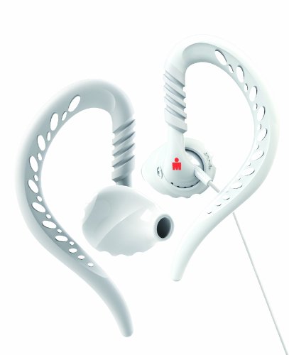 Yurbuds Ironman Focus Behind the Ear Performance Earloop Fit Sport Earphones, White