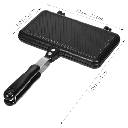 Plaque de cuisson double face antiadhésive de grosse taille
