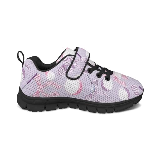 Skull Tennis Shoes for Girls Halloween Shoes Big Kid Mesh Sneaker Hook and Loop Athletic Running School Walking Shoe Lightweight2