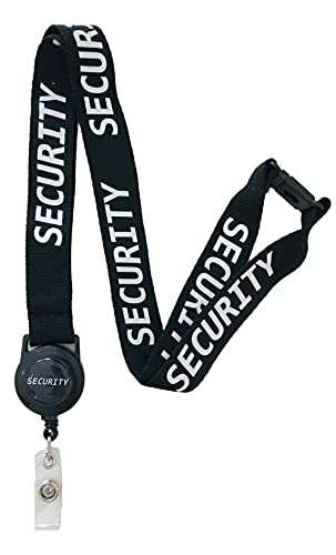 Cordon de sécurité de 20 mm avec enrouleur de badge intégré et attache anti-étranglement
