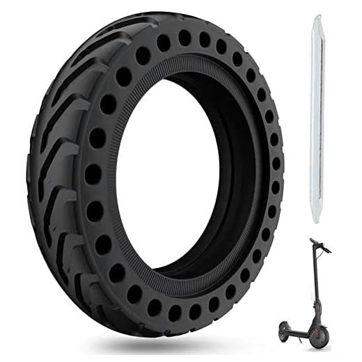 OUXI Pneu Plein pour Xiaomi M365/Pro/Pro 2 Trottinette Electrique,Anti Dérapant Anti Crevaison Increvable Solide 8,5 Pouces Avant/Arrière (1 Pièce)