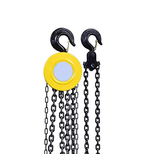 HLWAWA Alzamiento manual de la cadena de la cadena de bloques de la cadena, el polipasto...
