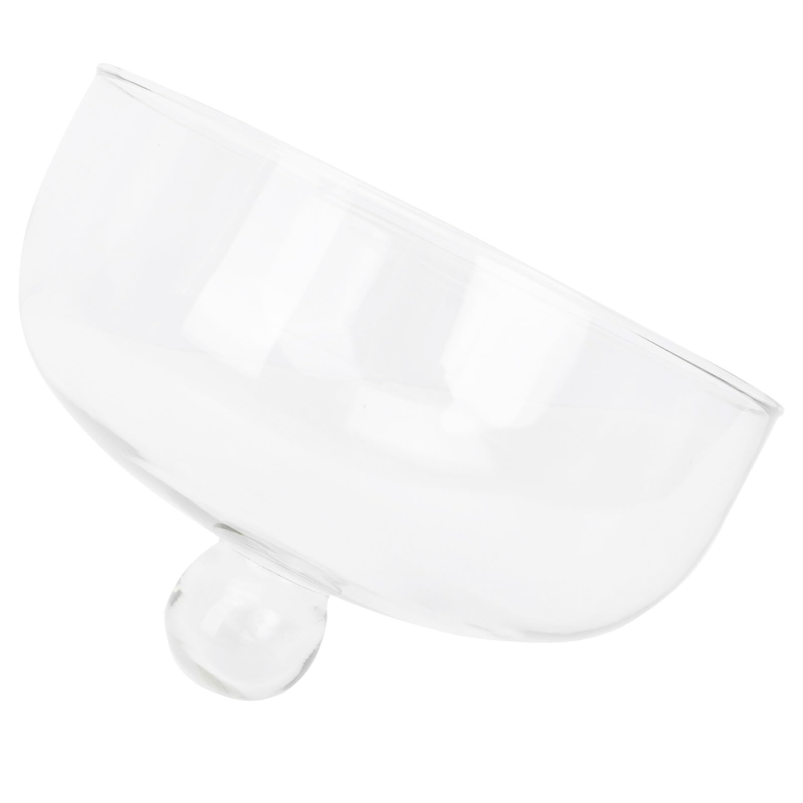 Cubierta de Vidrio Redonda para Alimentos sin Plomo, Diseño Transparente y Fácil de Manejar, Protector Antisalpicaduras Adecuado para Microondas y Fiestas