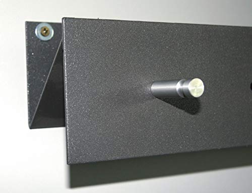 SZ Metall Wandgarderobe 50124, Metall, mit 11 Haken, silber, 1 Stück 4260054777952 SZ Metall