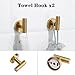 Ntipox Brushed Gold Bathroom Hardware Accessories Set 5 Piece, Stainless Steel Bath Towel Bar Set 24 Inch,Toilet Paper Holder,Towel Ring Holder,Towel Rack Set,Gold Bathroom Accessories Kit