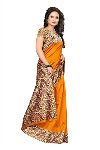 Image of Winza Designer Women Silk saree With Blouse Piece