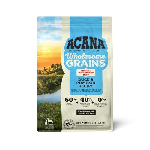 ACANA Wholesome Grains Limited Ingredient Diet Dry Dog Food, Duck