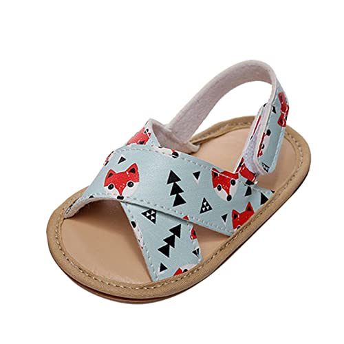 Infant Boys Girls Open Toe Printed Shoes First Walkers Shoes Summer Toddler Flat Sandals Kids Water Shows