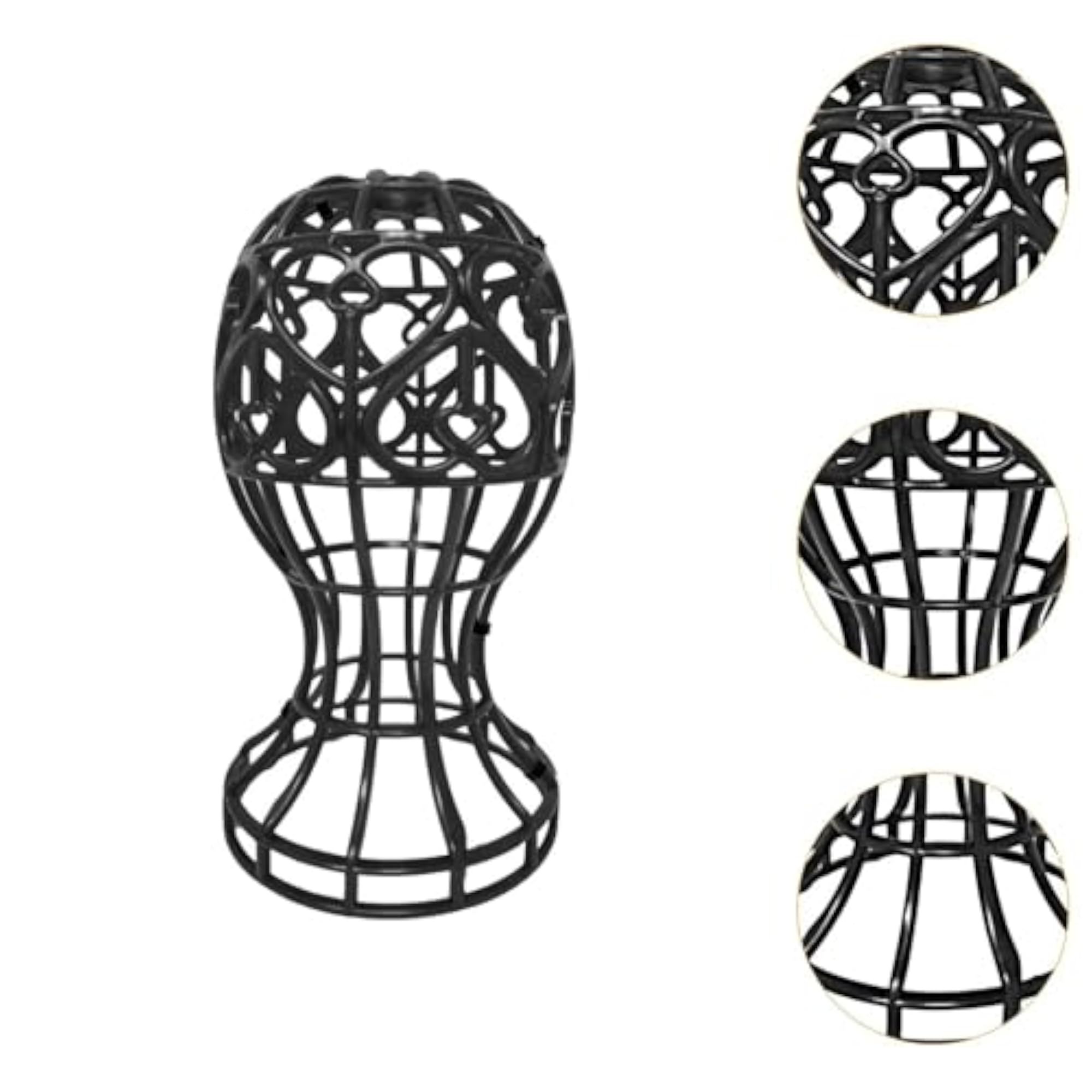 Wig Stand Multifunction Heart Shaped Cutout Holder