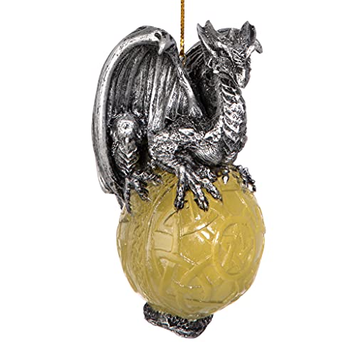 Design Toscano Cl5541 Protector Of The Gothic Portal Celtic Dragon Holiday Ornament Statue, Full Color, 4 Inch #TOP2