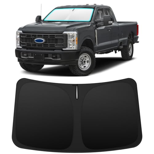 INSAUTO Custom Fit Windshield Sun Shade Accessories for Ford F250 F350 F450 2017-2026, Foldable...