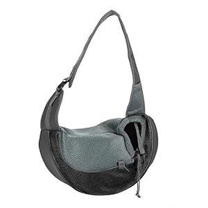 Draagdoeken voor honden en katten, draagtas, verstelbaar, brede schouderriem, transporttas, onderweg, huisdiertas met veiligheidsriem, schoudertas, schattige hondentas, outdoor, reizen