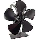 SILENCIEUX SILENCIEUX - Lame nouvellement conçue, volume d'air plus important, bruit réduit.Vous ne savez même pas que le ventilateur du poêle est là, mais vous ressentez la chaleur! Vous apprécierez l'air chaud dans un environnement calme et confortable.