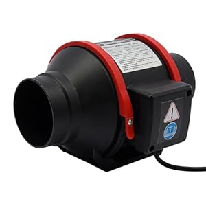 Chennnls Abgasrohrventilator 100mm Badlüfter