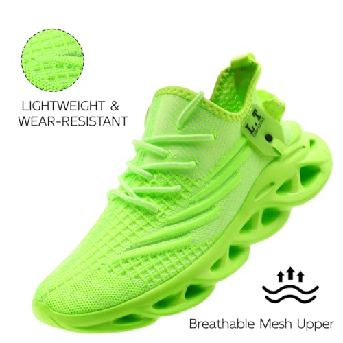 Image of EGMPDA Mens Shoes Running Slip On Tennis Walking Shoes Lightweight Breathable Sneakers for Gym Work Casual Soft Sole Trainers Non Slip Athletic Footwear
