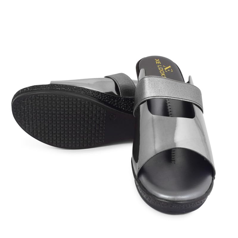 Image of XE Looks Soft Stylish Casual Comfortable Wedges Heels For Women & Girls footwear