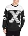 Southpole Men's Stadium Crew Neck Pull Over Fleece with Big Applique Sweatshirt