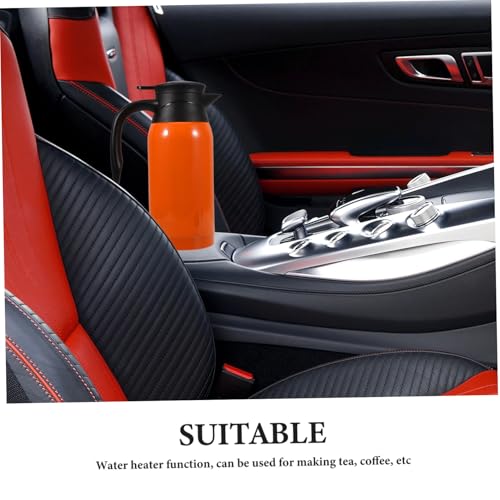 Hervidor eléctrico portátil para auto Healifty naranja miniatura 3