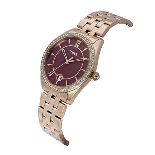 Image of TIMEX Analog Watch for Woman with Round Dial & Water Resistant Women's Wrist Watches