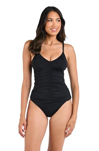 La Blanca Women's Island Goddess Over The Shoulder Tankini Swimsuit Top4