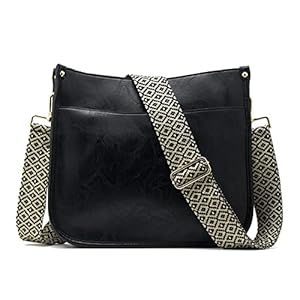 ZOUIQSS Dame Crossbody Taschen Leder Umhängetasche Frauen Hobo Handtasche mit Reißverschluss Schultertasche mit verstellbarem Riemen