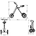 MRMRMNR Bicicletas Electricas Plegables para Hombre Y Mujer 36V 250W Scooter Eléctrico...