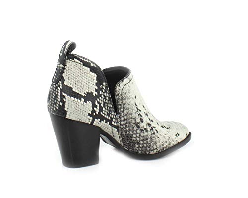 Jeffrey Campbell Womens Rosalee Black White Snake Boot - 10 #TOP3