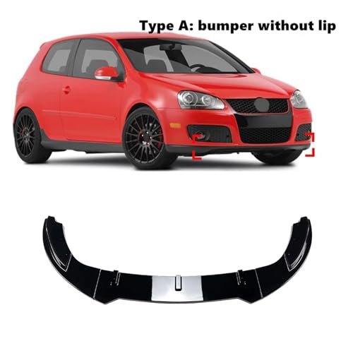 tgop[bv tgop[bvX|C[ VW Golf 5 Golf MK5 GTI Jetta MK5 GLI Ή tgop[veN^[ Au[hXvb^[ J[X^CO(Type A Gloss Black)