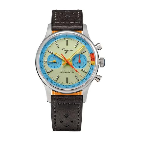 Buy London Craftwork Sugess 1963 Watch Men Chronograph Mechanical