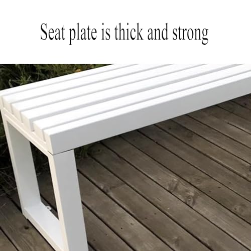 Banc en fer résistant aux intempéries pour un aménagement durable de parc