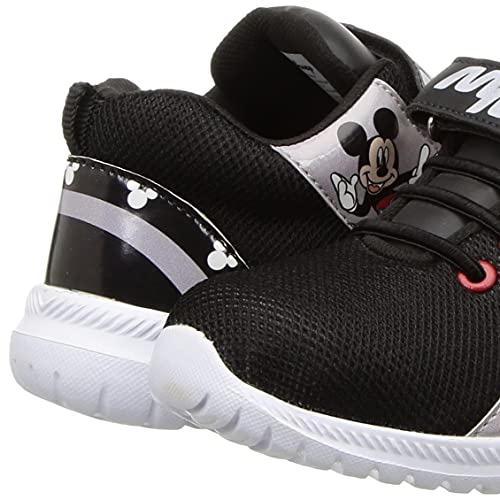 Image of Disney by toothless Boy's Black Sports Shoes - 3 UK (MCPBSP2997)