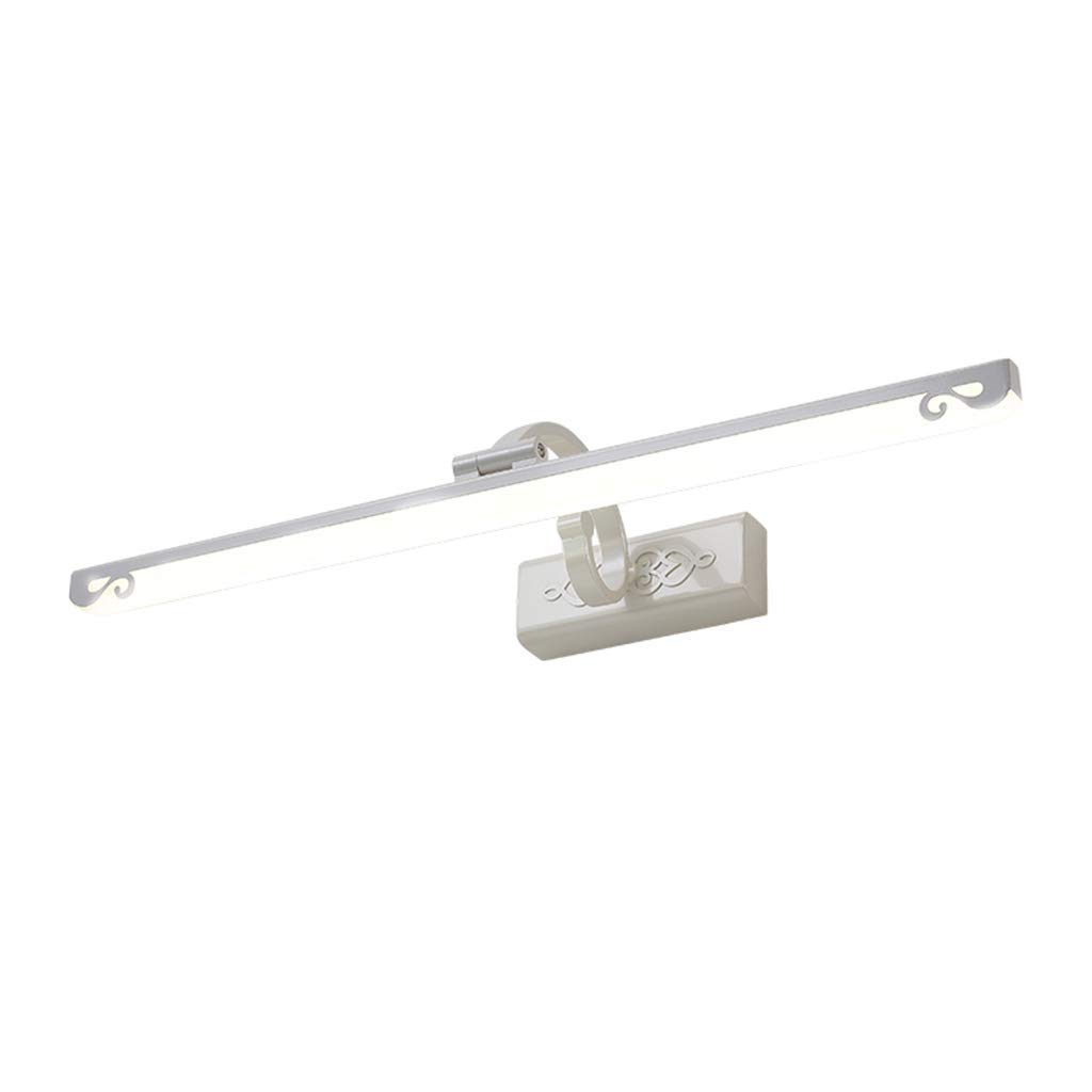 Lampy z lustrem do łazienki, oświetlenie ścienne, oświetlenie przednie z lustrem, 11W/57CM, toaletka łazienkowa Materiał ze stopu LED + akryl (ciepłe białe światło) firmy BZEI-Lighting Fixtures