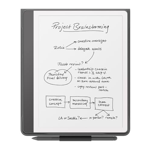 Amazon Kindle Scribe Folio Cover with Magnetic Attach, Sleek Protective Case - Premium Leather