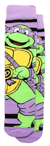 Hyp Teenage Mutant Ninja Turtles TMNT 6 Pair Pack Novelty Athletic Crew Socks for Men, Shoe Size 6-124