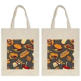 VAPOKF Bolsas de lona reutilizables,