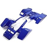 Kojem Blue Front and Rear Fenders Compatible with 1987-2006 Yamaha Banshee 350 (YFZ350) Front Fender and Rear Fender Plastic Kit