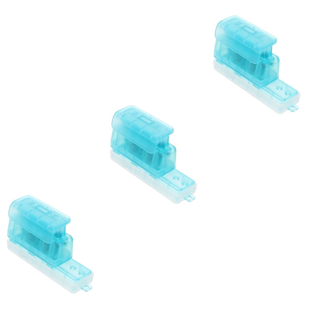 STOBOK 3pièces Perforateur à Main Transparent Outil De Perforation Manuel Pour Papier Carton Et Artisanat Matériaux De Reliure Pour Bureau Et École