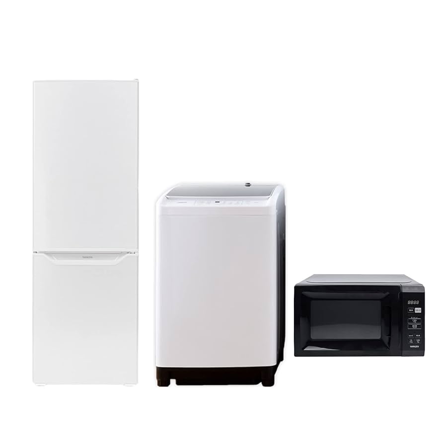 新生活応援　冷蔵庫　洗濯機　レンジ　セット Amazon.co.jp: [山善] 【新生活応援セット】 家電セット