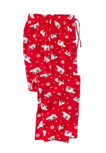 KingSize Men's Big & Tall Novelty Print Flannel Pajama Pants