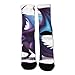 UTRSIFB Girl's Leisure Sports Socks, All Season Stockings, Soft Fashion Breathable Dress Decor Boots Socks Dragon Fantasy Purple