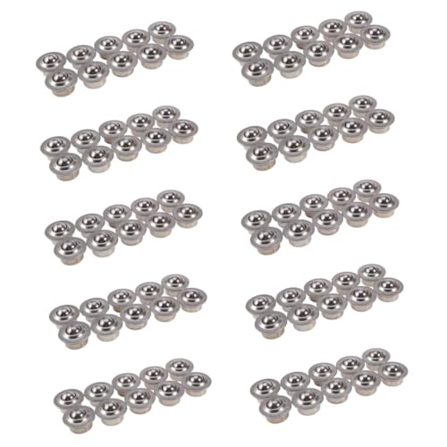 NAMOARLY 10sets Universal Ball Transfer Bearing Caster Heavy Duty Castor Wheels Metal Ball Bearings Mounting for Furniture Easy Rotation 10pcs*10