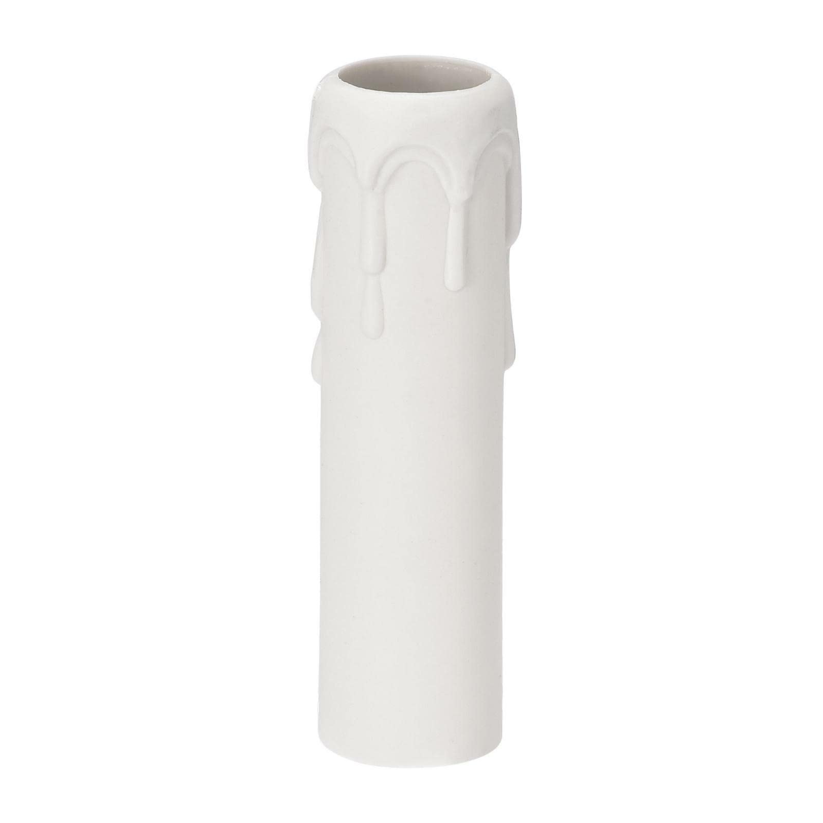 Tool parts 12pcs 25x100mm E14 Candle Socket Covers Candelabra Base White Plastic