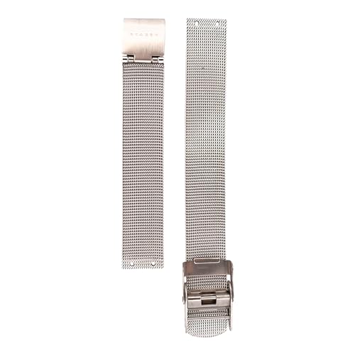 Bracelet de montre Skagen 14mm acier argent bande rechange anti-usure 358SSSD