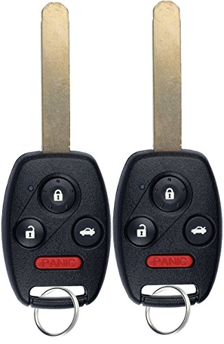 KeylessOption Keyless Entry Remote Control Car Key Fob Replacement for MLBHLIK-1T (Pack of 2)