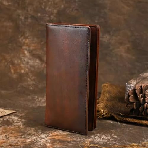 Mens Wallet Men's Long Wallet Simple Leather RFID Blocking4