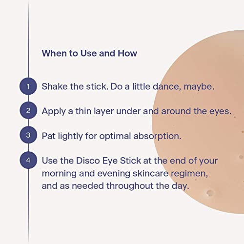 Disco Eye Stick For Men, Anti-Aging And Repairing, For Puffiness And Dark Circles, All Natural And Paraben Free, 10 Ml - Pack Of 2 #TOP3